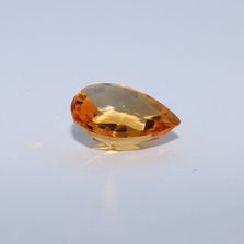 Citrine Pears Faceted Cab
