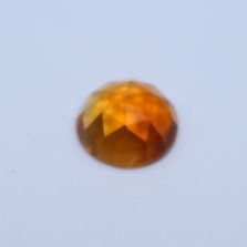 Madeira Citrine Round Faceted Cab