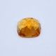 Madeira Citrine Cushion Faceted Cab