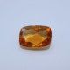 Madeira Citrine Elongated Cushion Faceted Cab