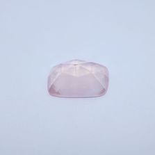 Rose Quartz Elongated Cushion Faceted Cab