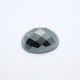 Hematite Oval Faceted Cab