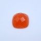 Carnelian Cushion Faceted Cab