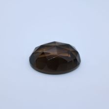 Smoky Quartz Oval Faceted Cab