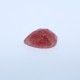 Strawberry Quartz Pears Faceted Cab