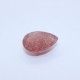 Strawberry Quartz Pears Faceted Cab