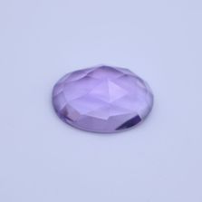 Pink Amethyst / Rose De France Oval Faceted Cab