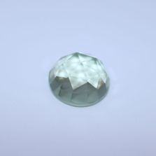 Green Amethyst / Prasiolite Round Faceted Cab