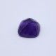 African Amethyst Cushion Faceted Cab