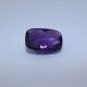 African Amethyst Elongated Cushion Faceted Cab