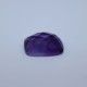 African Amethyst Elongated Cushion Faceted Cab