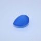 Dyed Chalcedony Pears Faceted Cab