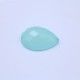 Dyed Chalcedony Pears Faceted Cab