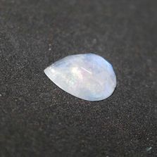 Rainbow Moonstone / White Labradorite Pears Faceted Cab