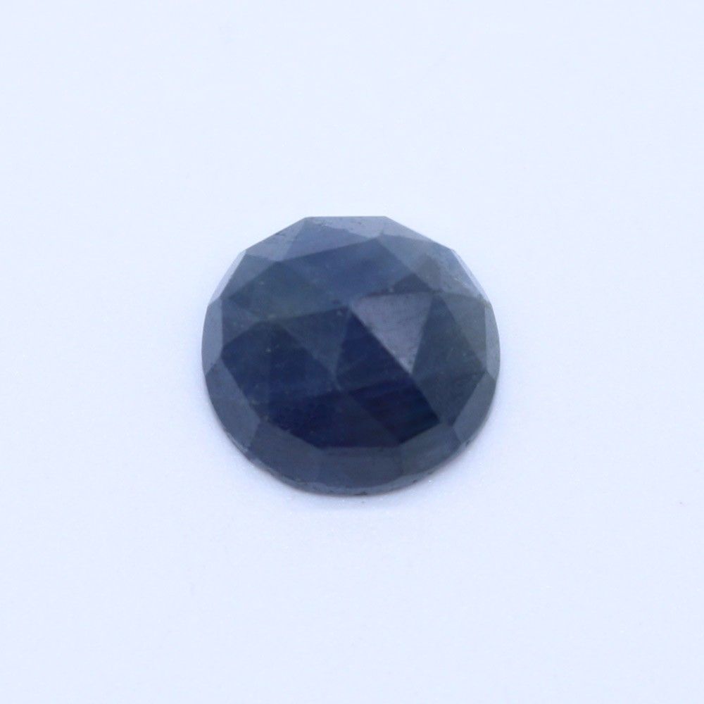 Blue Sapphire Round Faceted Cab