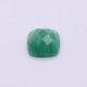 Emerald (Brazil Sakota Mines) Cushion Faceted Cab