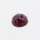 Ruby Round Faceted Cab
