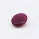 Ruby Oval Faceted Cab