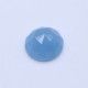 Aquamarine (Milky) Round Faceted Cab