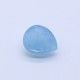 Aquamarine (Milky) Pears Faceted Cab