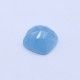 Aquamarine (Milky) Cushion Faceted Cab