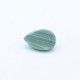 Green Striped Agate Pears Faceted Cab