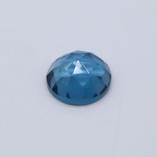 London blue Topaz Round Faceted Cab