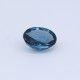 London Blue Topaz Oval Faceted Cab