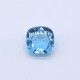 Swiss Blue Topaz Cushion Faceted Cab