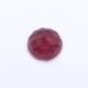 Ruby (Synthetic) Round Faceted Cab