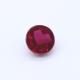 Ruby (Synthetic) Round Faceted Cab