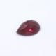 Ruby (Synthetic) Pears Faceted Cab