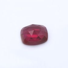 Ruby (Synthetic) Elongated Cushion Faceted Cab