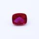 Ruby (Synthetic) Elongated Cushion Faceted Cab