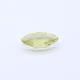 Lemon Green Gold Marquise Faceted Cab