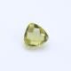 Lemon Green Gold Trillion Faceted Cab