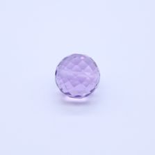 Pink Amethyst / Rose De France Faceted Round Balls