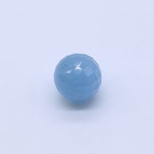 Aquamarine (Milky) Faceted Round Balls