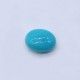 Turquoise (Arizona Natural) Smooth Oval Briolette