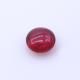 Ruby (Synthetic) Smooth Round Briolette
