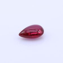 Ruby (Synthetic) Smooth Pears Briolette