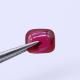 Ruby (Synthetic) Smooth Elongated Cushion Briolette