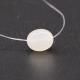 Feldspar White Moonstone Smooth Oval