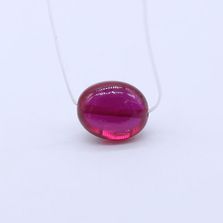 Ruby (Synthetic) Smooth Oval