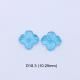 Hand Carved Swiss Blue Topaz Pair