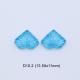 Hand Carved Swiss Blue Topaz Pair