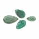 Emerald (Brazil Sakota Mines) 11.50x6.50mm to 18.50x11mm Carved Pears Cabochon