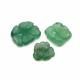 Emerald (Brazil Sakota Mines) 16x14mm to 22x17.50mm Flower Carving