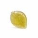 Yellow Tourmaline 40.50x31mm Carved Leaf