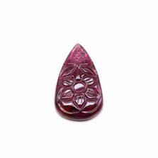 Pink Tourmaline 23.50x14.50mm Carved Pears